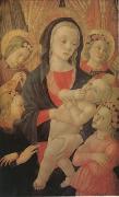 Master of The Castello Nativity The Virgin and Child Surrounded by Four Angels (mk05) USA oil painting artist